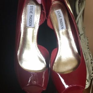 Steve Madden peep toe heels